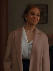 Office Romance 2026 Jennifer Lopez Trench Wool Coat