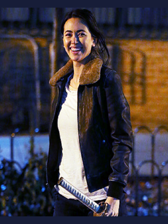 Jessica Henwick The Defenders Fur Jacket