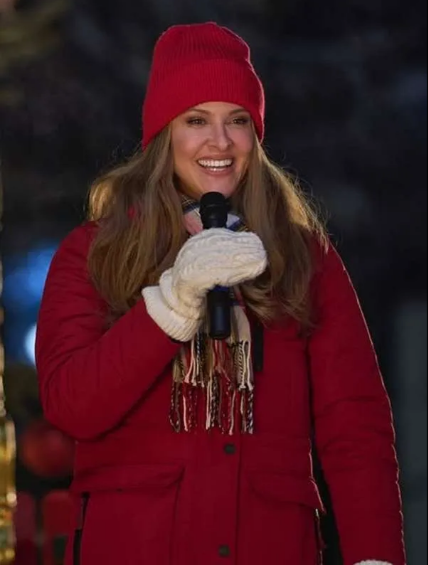 Christmas Under the Northern Lights Jill Wagner Red Jacket