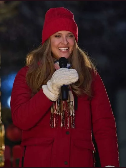 Christmas Under the Northern Lights Jill Wagner Red Jacket