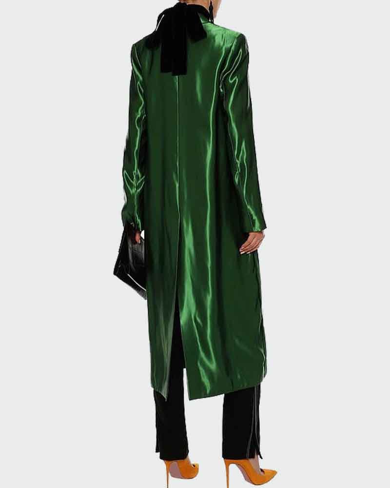 Jodie Comer Killing Eve Season 02 Villanelle Green Long Coat