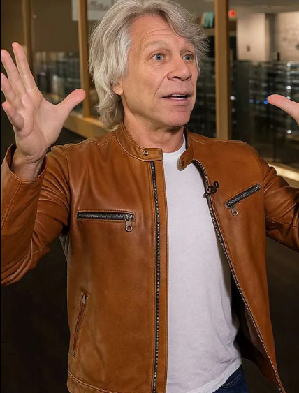 The Today Show Jon Bon Jovi Brown Jacket