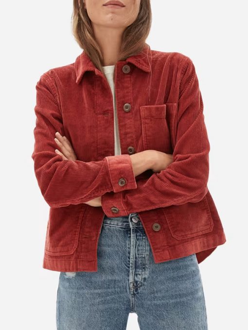 Ozark S04 Ruth Langford Red Corduroy Jacket