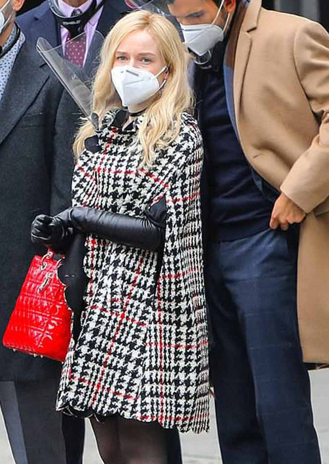 Julia Garner Inventing Anna Coat