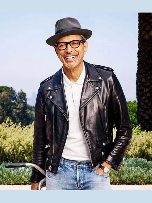 Jurassic World Dominion Jeff Goldblum Biker Jacket