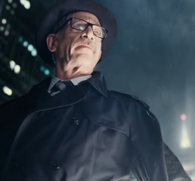 J K Simmons Justice League Commissioner Gordon Coat