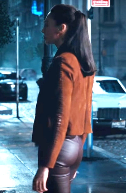 Justice League Gal Gadot Suede Jacket