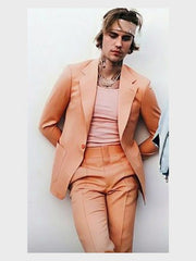 Justin Bieber Peaches Suit