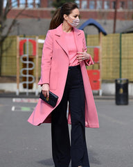 Kate Middleton Pink Trench Coat