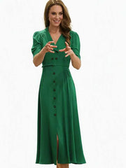 Kate Middleton Green Shirtdress