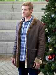 Nostalgic Christmas Trevor Donovan Shearling Jacket