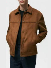 Kenan Season 2 Jordan Brown Suede Jacket