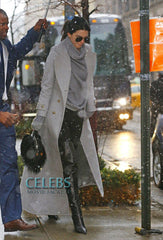 Kendall Jenner Street Fashion Long Coat