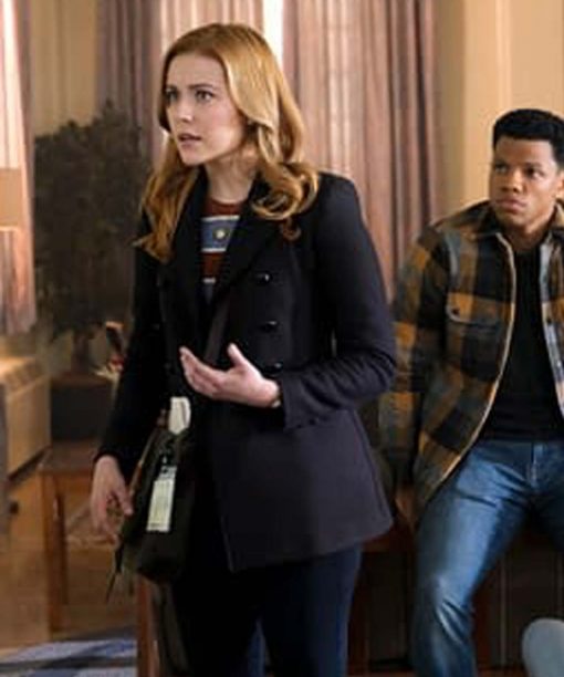 Kennedy McMann Nancy Drew Black Coat