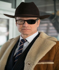 Kingsman Colin Firth Shearling Coat