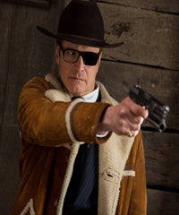 Kingsman Colin Firth Shearling Coat