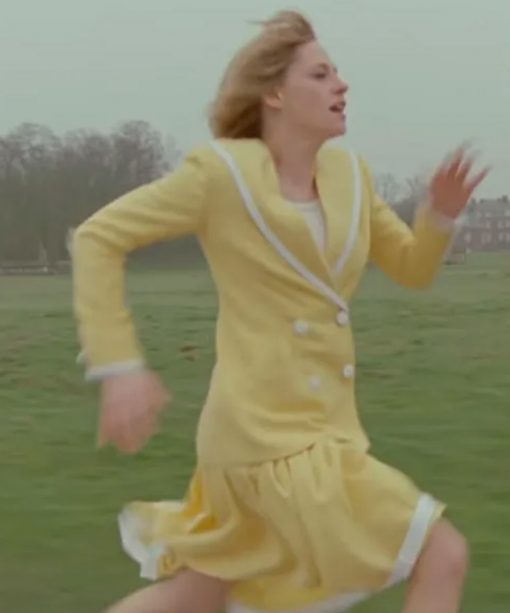 Spencer Kristen Stewart Yellow Coat