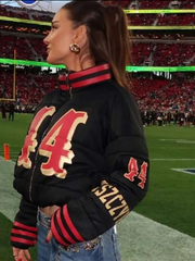 Kristin Juszczyk 2026 San Francisco 49ers Puffer Jacket