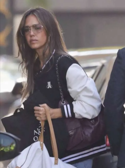 LA 2026 Jessica Alba Varsity Jacket
