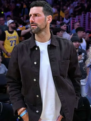 LA Novak Djokovic Black Jacket