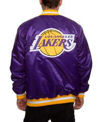 LA Lakers Purple Satin Jacket