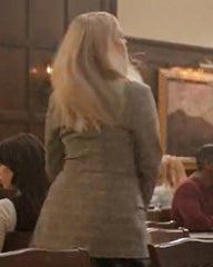 The Sex Lives of College Girls Reneé Rapp Plaid Belted Blazer