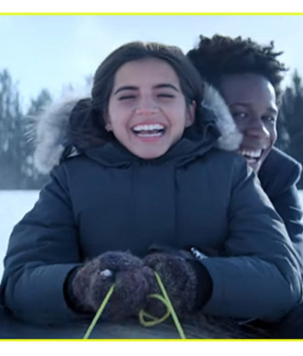 Let It Snow Isabela Moner Coat With Fur Hood