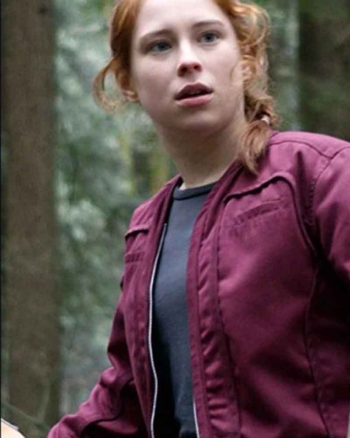 Lost In Space Penny Robinson Maroon Jacket