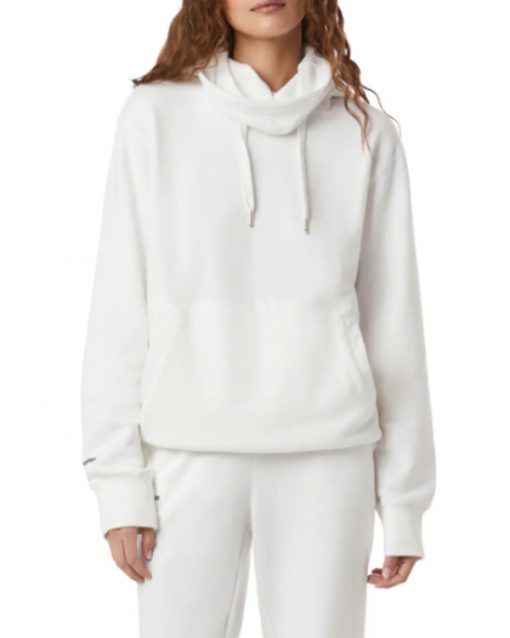 You Season 3 Love Quinn White Funnel Neck Hoodie
