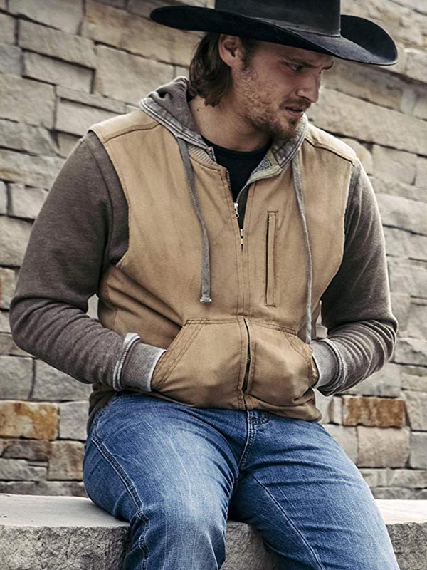 Luke Grimes Yellowstone Kayce Dutton Vest