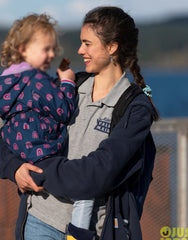 Maid 2021 Margaret Qualley Blue Hoodie