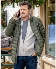 Mark Deklin Meet Me At Christmas Puffer Jacket