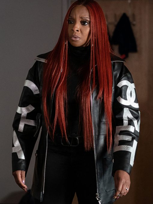 Power Book II Ghost S02 Monet Long Leather Jacket