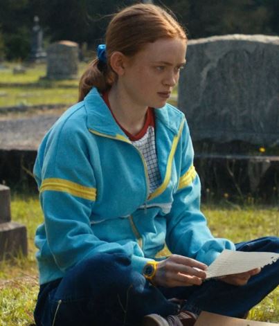 Stranger Things S04 Max Mayfield Blue Jacket