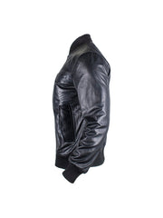 Bomber Leather Jacket Mens