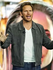 Mercy 2026 Chris Pratt Suede Leather Jacket