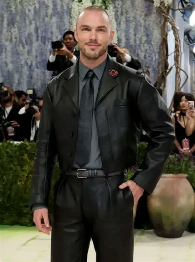Met Gala 2026 Nicholas Hoult Leather Jacket