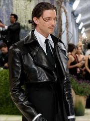 Met Gala 2026 Patrick Schwarzenegger Black Cropped Jacket
