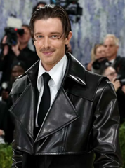 Met Gala 2026 Patrick Schwarzenegger Black Cropped Jacket