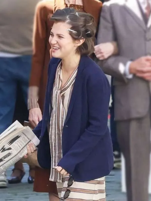 Agatha Christies Seven Dials Mia McKenna Bruce Blue Blazer