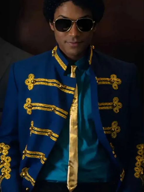 Michael Jaafar Jackson Blue Jacket
