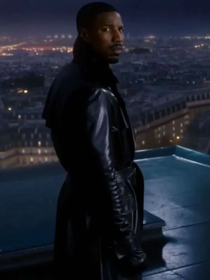 The Thomas Crown Affair Michael B Jordan Leather Coat