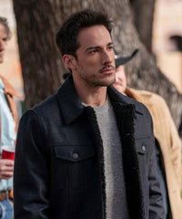 Roswell, New Mexico S03 Kyle Valenti Black Cotton Jacket