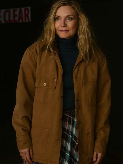 Oh What Fun Michelle Pfeiffer Brown Jacket