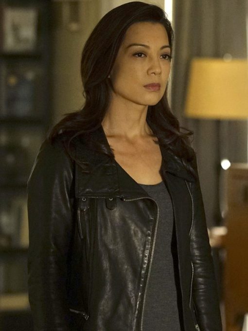 Ming Na Wen Agents of SHIELD Black Jacket