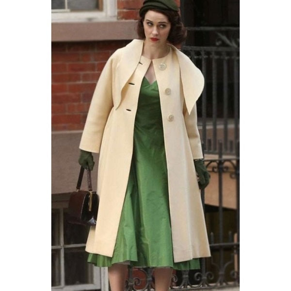 The Marvelous Mrs. Maisel Rachel Brosnahan Beige Coat