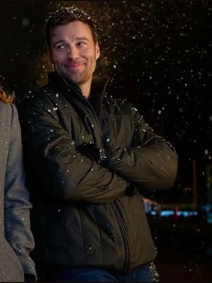 Mistletoe Murders 2025 Peter Mooney Puffer Jacket