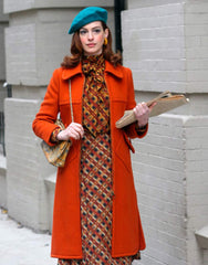 Anne Hathaway Modern Love Lexi Orange Coat