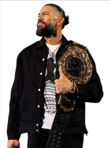 Monday Night RAW 2026 Roman Reigns Black Jacket