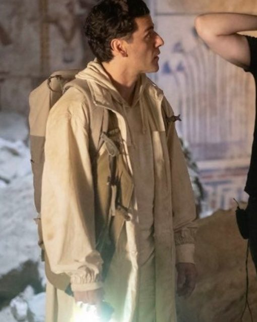 Moon Knight Oscar Isaac White Trench Coat